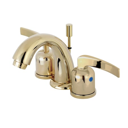 Kingston Brass KB8912EFL Centurion Widespread Bathroom Faucet, Polished Brass KB8912EFL